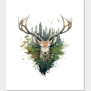 Stag Deer Animal Beauty Nature Wildlife Discovery Posters and Art